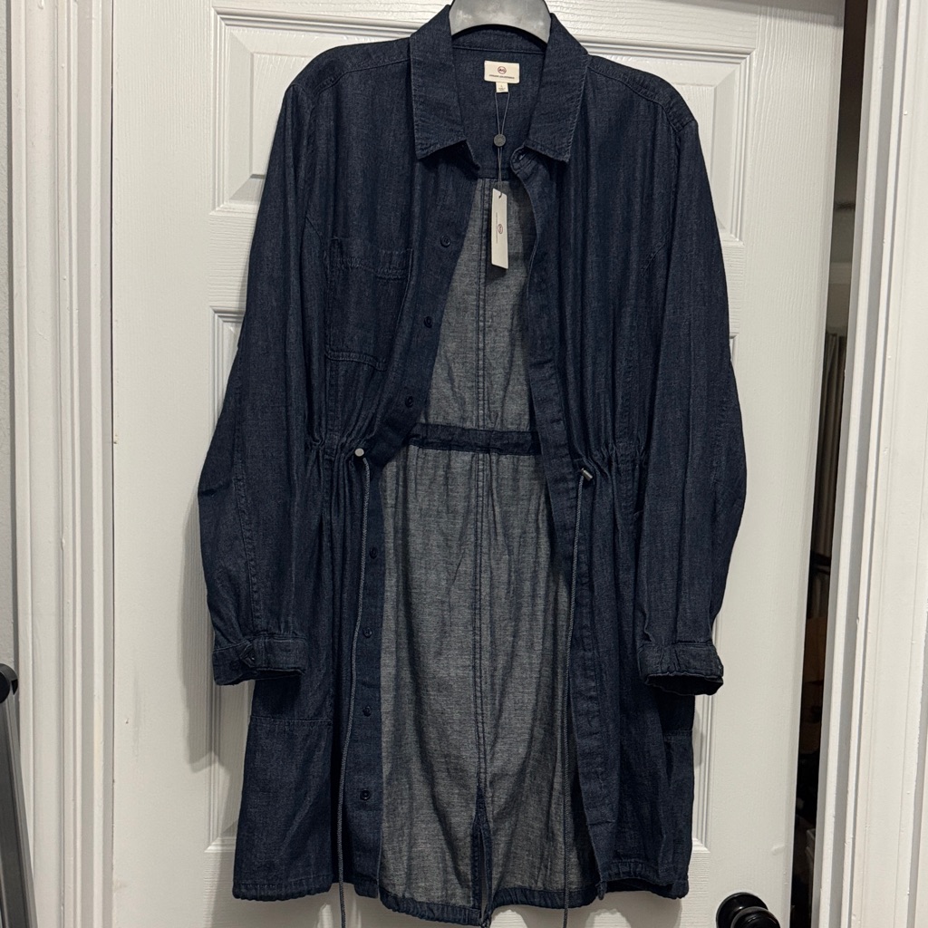 Ag Adriano Goldschmied Dark Blue Jean Jacket